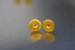 22K Gold studs -solid gold studs - Handmade Earrings-ancient Jewelry- Wedding Earrings-biblical jewelry collection 22k gold studs