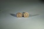 18K rose Gold studs -solid gold - Handmade Earrings-ancient Jewelry- Wedding Earrings-biblical jewelry collection - red gold studs