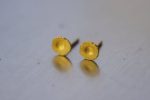 24K Gold studs//6 mm 24k gold//custom Earrings//Minimalist Jewelry//biblical jewelry collection//solid gold//solid gold studs//24k earrings