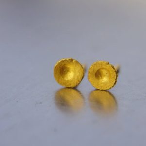 24K Gold studs//6 mm 24k gold//custom Earrings//Minimalist Jewelry//biblical jewelry collection//solid gold//solid gold studs//24k earrings