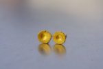 24K Gold studs//6 mm 24k gold//custom Earrings//Minimalist Jewelry//biblical jewelry collection//solid gold//solid gold studs//24k earrings