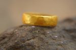 22k wedding band//22k yellow gold//artisan hammered handmade//fine gold ring// mans gold ring//unisex solid gold//22k gold wedding band ring