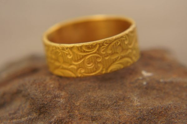 22k wedding band//22k yellow gold//artisan braided wedding//braided gold ring//mans gold ring//unisex solid gold//22k gold wedding band ring
