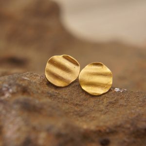 24K Gold studs//6 mm 24k gold//custom Earrings//Minimalist Jewelry//biblical jewelry collection//solid gold//solid gold studs//24k earrings
