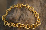 gold chain bracelet//22k gold bracelet//22k chain bracelet//mens gold bracelet //women gold bracelet//22k gold chain bracelet//artisan gold