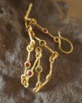 22k gold handmade bracelet//22k gem bracelet//22k tennis bracelet//gem charm  one of a kind bracelet//sapphire gold bracelet//chain bracelet
