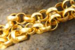 22k gold bracelet//gold link bracelet//22k chain bracelet//women gold bracelet//handmade link artisan bracelet//artisan gold 22k bracelet
