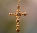24k cross//gold diamond cross//gold artisan cross//diamond gold cross pendant//diamond gold cross//24k gold cross //artisan gold cross