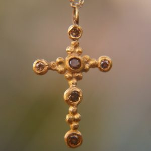 24k cross//gold diamond cross//gold artisan cross//diamond gold cross pendant//diamond gold cross//24k gold cross //artisan gold cross