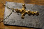 24k cross//gold diamond cross//gold artisan cross//diamond gold cross pendant//diamond gold cross//24k gold cross //artisan gold cross