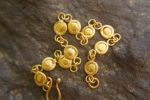 24k gold bracelet//24k gold charm bracelet//handmade artisan bracelet//gold link bracelet//women gold bracelet//artisan gold 24k bracelet