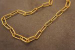 21k gold links necklace//21k handmade links necklace//gold artisan chain//21k gold chain necklace//artisan gold necklace