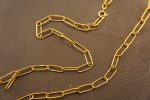 21k gold links necklace//21k handmade links necklace//gold artisan chain//21k gold chain necklace//artisan gold necklace