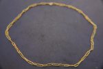21k gold links necklace//21k handmade links necklace//gold artisan chain//21k gold chain necklace//artisan gold necklace