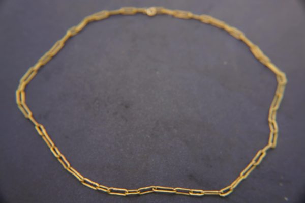 21k gold links necklace//21k handmade links necklace//gold artisan chain//21k gold chain necklace//artisan gold necklace