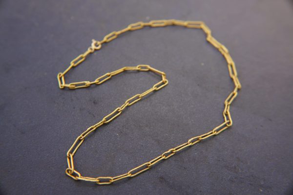 21k gold links necklace//21k handmade links necklace//gold artisan chain//21k gold chain necklace//artisan gold necklace