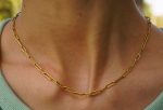 21k gold links necklace//21k handmade links necklace//gold artisan chain//21k gold chain necklace//artisan gold necklace