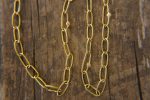 21k gold links and diamonds necklace//21k handmade links necklace//gold diamond artisan chain//21k gold chain necklace//artisan gold chain