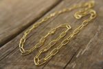 21k gold links and diamonds necklace//21k handmade links necklace//gold diamond artisan chain//21k gold chain necklace//artisan gold chain