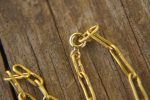 21k gold links necklace//21k handmade links necklace//gold artisan chain//21k gold chain necklace//artisan gold necklace