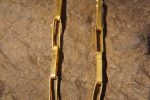 22K Gold earrings//solid gold dangle//Handcrafted Earrings//Minimalist 22k Jewelry//Wedding Earrings//anniversary gift//22k gold artisan