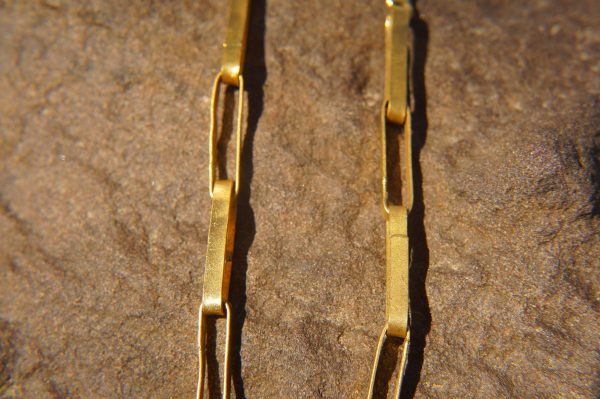 22K Gold earrings//solid gold dangle//Handcrafted Earrings//Minimalist 22k Jewelry//Wedding Earrings//anniversary gift//22k gold artisan