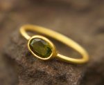 24k Paraiba blue tourmaline ring//24k unique ring//24k gold blue tourmaline ring//artisan tourmaline ring//gold tourmaline ring