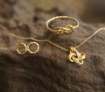 24K Gold and silver studs// circle twisted Studs//round gold Earrings//Handcrafted boho Earrings//Minimalist Jewelry//artisan 24k gold studs
