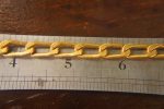 24k gold links necklace//24k handmade links necklace//gold artisan chain//24k gold chain necklace//artisan gold necklace