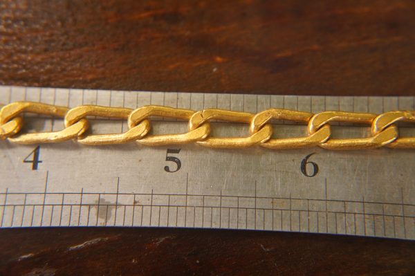24k gold links necklace//24k handmade links necklace//gold artisan chain//24k gold chain necklace//artisan gold necklace