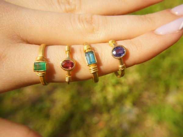 24k gold indicolite blue ring//artisan indicolite blue tourmaline ring//indicolite 24k ring//24k gold ring//24k gold hand made ring