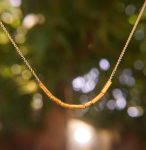 24k gold beaded necklace//24k gold necklace//long beaded necklace//24k necklace//artisan chic necklace//everyday gold necklace