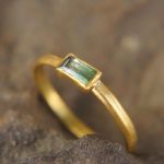 paraiba tourmaline ring//blue color gold ring//24k gold ring//gold tourmaline ring//24k gold gem ring//gold artisan engagement ring