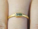 paraiba tourmaline ring//blue color gold ring//24k gold ring//gold tourmaline ring//24k gold gem ring//gold artisan engagement ring