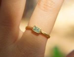 paraiba tourmaline ring//blue color gold ring//24k gold ring//gold tourmaline ring//24k gold gem ring//gold artisan engagement ring