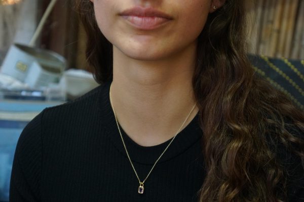 24k gold tourmaline pendant//oval pink tourmaline pendant//artisan tourmaline pendant// 24k big tourmaline pendant//artisan unique jewelry