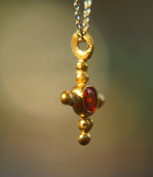 24k gold pendant//gold cross//gold artisan opal//fire opal gold pendant//fire opal gold cross// opal 24k cross//artisan gold cross