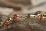 Blue spinel solitaire ring, 24k artisan ring, hand made gold ring, Blue spinel 24k ring , solitaire Blue spinel, 24k gold ring, gold spinel