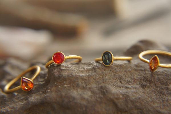 Blue spinel solitaire ring, 24k artisan ring, hand made gold ring, Blue spinel 24k ring , solitaire Blue spinel, 24k gold ring, gold spinel