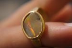 opal gold ring//artisan opal ring//opal 22k gold ring//opal engagement ring//22k gold ring//opal gold ring//22k gold ring//big opal ring