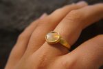 opal gold ring//artisan opal ring//opal 22k gold ring//opal engagement ring//22k gold ring//opal gold ring//22k gold ring//big opal ring
