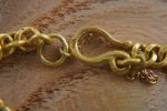 22k curb bracelet//gold curbed bracelet//22k chain bracelet//women gold bracelet//handmade curb gold bracelet//artisan gold 22k bracelet