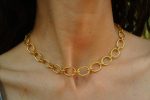 22k gold links necklace//22k handmade links necklace//gold artisan chain//22k gold chain necklace//artisan gold necklace