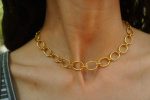 22k gold links necklace//22k handmade links necklace//gold artisan chain//22k gold chain necklace//artisan gold necklace