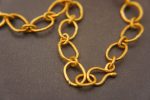 22k gold links necklace//22k handmade links necklace//gold artisan chain//22k gold chain necklace//artisan gold necklace