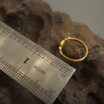 24k gold diamonds ring//drop diamond ring//unique engagement ring//diamond engagement ring//artisan diamond ring//multi stone diamond ring